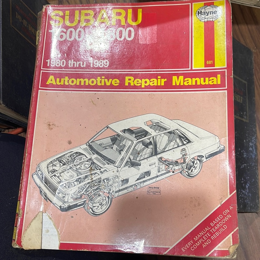 Haynes Subaru 1980-1989 Automotive Repair Manual
